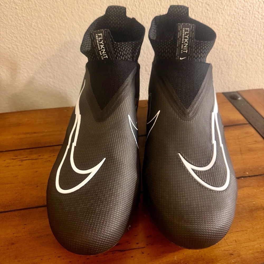 Nike Mens Size 13.5‎ Alpha Menace Elite 3 Football Cleats Black/Grey DM1792 004